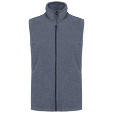KARIBAN LUCA, férfi polár mellény KA913, French Navy Heather-M