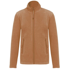 KARIBAN MAUREEN Nöi cipzáras polár pulóver KA907, Camel Heather-4XL