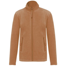 KARIBAN MAUREEN Nöi cipzáras polár pulóver KA907, Camel Heather-XS női pulóver, kardigán
