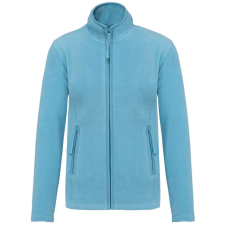 KARIBAN MAUREEN Nöi cipzáras polár pulóver KA907, Cloudy Blue Heather-S női pulóver, kardigán