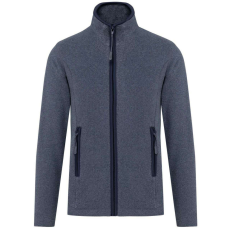 KARIBAN MAUREEN Nöi cipzáras polár pulóver KA907, French Navy Heather-XS