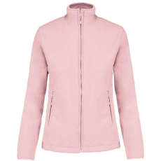 KARIBAN MAUREEN Nöi cipzáras polár pulóver KA907, Pale Pink-4XL