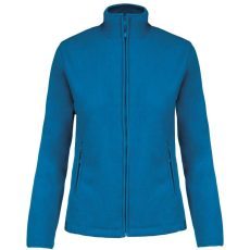 KARIBAN MAUREEN Nöi cipzáras polár pulóver KA907, Tropical Blue-XS