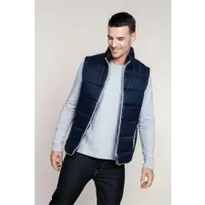 KARIBAN Mellény Kariban cipzáras unisex (100%poliészter) navy, XL munkaruha