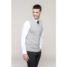 KARIBAN Mellény Kariban férfi ujjatlan férfi, grey melange, 4XL munkaruha