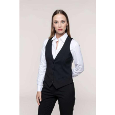 KARIBAN Mellény Kariban női karcsúsított női (64%poliészter) black, 34 munkaruha