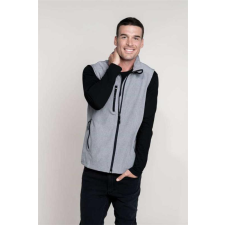 KARIBAN Mellény Kariban softshell férfi cipzáras férfi (300g/m2) black, S munkaruha