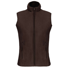 KARIBAN MELODIE Női polár mellény KA906, Chocolate-4XL