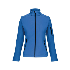 KARIBAN Női 3 rétegű softshell dzseki, Kariban KA400, Aqua Blue-L női dzseki, kabát