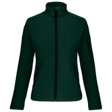 KARIBAN Női 3 rétegű softshell dzseki, Kariban KA400, Bottle Green-XL női dzseki, kabát