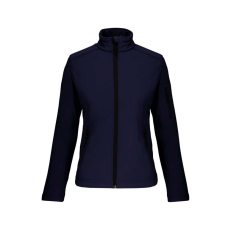 KARIBAN Női 3 rétegű softshell dzseki, Kariban KA400, Navy-2XL