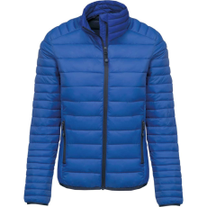 KARIBAN Női bélelt meleg és ultrakönnyű kabát KA6121, Light Royal Blue-L