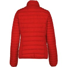 KARIBAN Női bélelt meleg és ultrakönnyű kabát KA6121, Red-L női dzseki, kabát