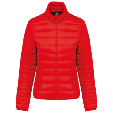 KARIBAN Női bélelt meleg és ultrakönnyű kabát , Kariban KA6121, Red-S