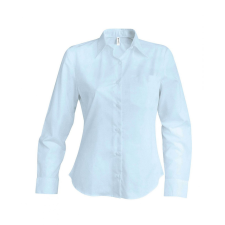 KARIBAN Női blúz Kariban KA534 Ladies&#039; Long-Sleeved Oxford Shirt -3XL, Oxford Blue blúz