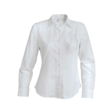 KARIBAN Női blúz Kariban KA538 Ladies&#039; Long-Sleeved non-Iron Shirt -2XL, White blúz