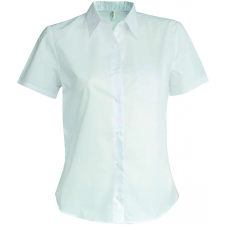 KARIBAN Női blúz Kariban KA540 Ladies&#039; Short-Sleeved non-Iron Shirt -2XL, White blúz