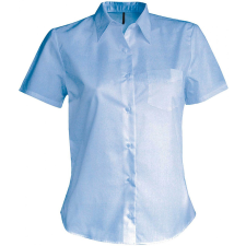 KARIBAN Női blúz Kariban KA548 Judith &gt; Ladies&#039; Short-Sleeved Shirt -2XL, Bright Sky blúz