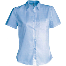 KARIBAN Női blúz Kariban KA548 Judith &gt; Ladies&#039; Short-Sleeved Shirt -3XL, Bright Sky blúz