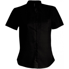 KARIBAN Női blúz Kariban KA548 Judith > Ladies' Short-Sleeved Shirt -3XL, Brown