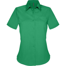 KARIBAN Női blúz Kariban KA548 Judith > Ladies' Short-Sleeved Shirt -3XL, Kelly Green