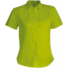 KARIBAN Női blúz Kariban KA548 Judith > Ladies' Short-Sleeved Shirt -4XL, Burnt Lime