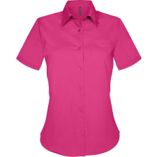 KARIBAN Női blúz Kariban KA548 Judith &gt; Ladies&#039; Short-Sleeved Shirt -L, Fuchsia blúz