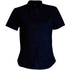 KARIBAN Női blúz Kariban KA548 Judith > Ladies' Short-Sleeved Shirt -L, Navy