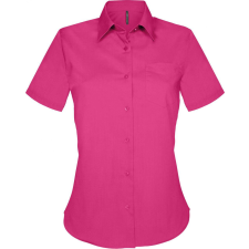 KARIBAN Női blúz Kariban KA548 Judith &gt; Ladies&#039; Short-Sleeved Shirt -M, Fuchsia blúz