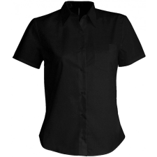 KARIBAN Női blúz Kariban KA548 Judith &gt; Ladies&#039; Short-Sleeved Shirt -XL, Black blúz