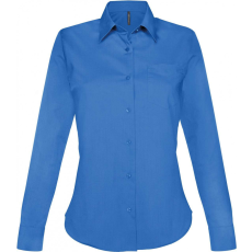 KARIBAN Női blúz Kariban KA549 Jessica > Ladies' Long-Sleeved Shirt -L, Light Royal Blue