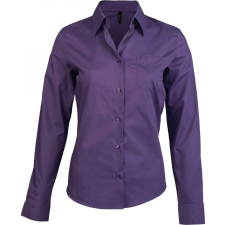 KARIBAN Női blúz Kariban KA549 Jessica &gt; Ladies&#039; Long-Sleeved Shirt -S, Purple blúz