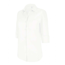 KARIBAN Női blúz Kariban KA558 Ladies' 3/4 Sleeved Shirt -XL, White