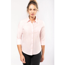 KARIBAN Női blúz Kariban KA558 Ladies&#039; 3/4 Sleeved Shirt -XS, Pale Pink blúz