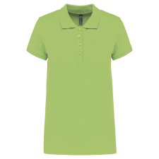 KARIBAN Női galléros piké póló, rövid ujjú, Kariban KA255, Lime-2XL női póló