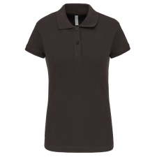 KARIBAN Női galléros sztreccs piké póló, Kariban KA240, Dark Grey-S női póló