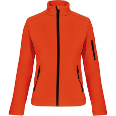 KARIBAN Női kabát Kariban KA400 Ladies' Softshell Jacket -S, Fluorescent Orange