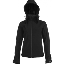 KARIBAN Női kabát Kariban KA414 Ladies&#039; Detachable Hooded Softshell Jacket -4XL, Black női dzseki, kabát