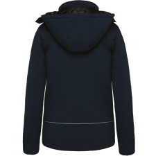 KARIBAN Női kapucnis, bélelt softshell kabát, Kariban KA651, Navy-M női dzseki, kabát