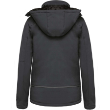 KARIBAN Női kapucnis, bélelt softshell kabát, Kariban KA651, Titanium-XS női dzseki, kabát
