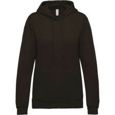 KARIBAN Női kapucnis pulóver, Kariban KA473, Dark Grey-XS női pulóver, kardigán