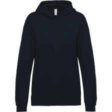 KARIBAN Női kapucnis pulóver, Kariban KA473, Navy-2XL női pulóver, kardigán