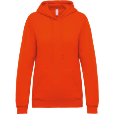 KARIBAN Női kapucnis pulóver, Kariban KA473, Orange-L