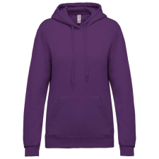 KARIBAN Női kapucnis pulóver, Kariban KA473, Purple-2XL női pulóver, kardigán