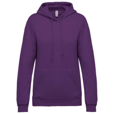 KARIBAN Női kapucnis pulóver, Kariban KA473, Purple-XS