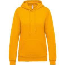 KARIBAN Női kapucnis pulóver, Kariban KA473, Yellow-XL