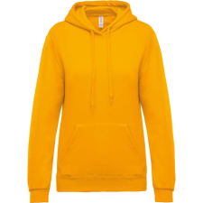 KARIBAN Női kapucnis pulóver, Kariban KA473, Yellow-XS női pulóver, kardigán