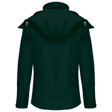 KARIBAN Női kapucnis softshell dzseki, Kariban KA414, Bottle Green-XL