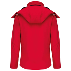 KARIBAN Női kapucnis softshell dzseki, Kariban KA414, Red-4XL