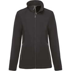 KARIBAN Női két rétegű softshell dzseki, Kariban KA425, Titanium-XL